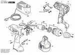 Bosch 0 603 943 521 Psr 12 Ve-2 Drill Screwdriver 12 V / Eu Spare Parts